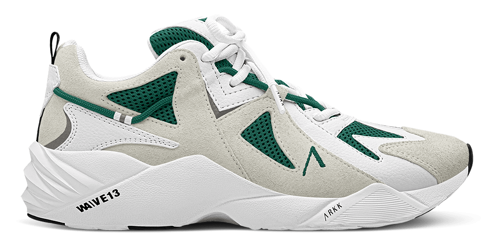 ARKK Collection Tuzon Suede W13 | White Evergreen | Women Tuzon